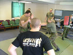 photo of royal military police learning urban krav maga