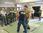 photo of royal military police learning urban krav maga