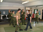 photo of royal military police learning urban krav maga